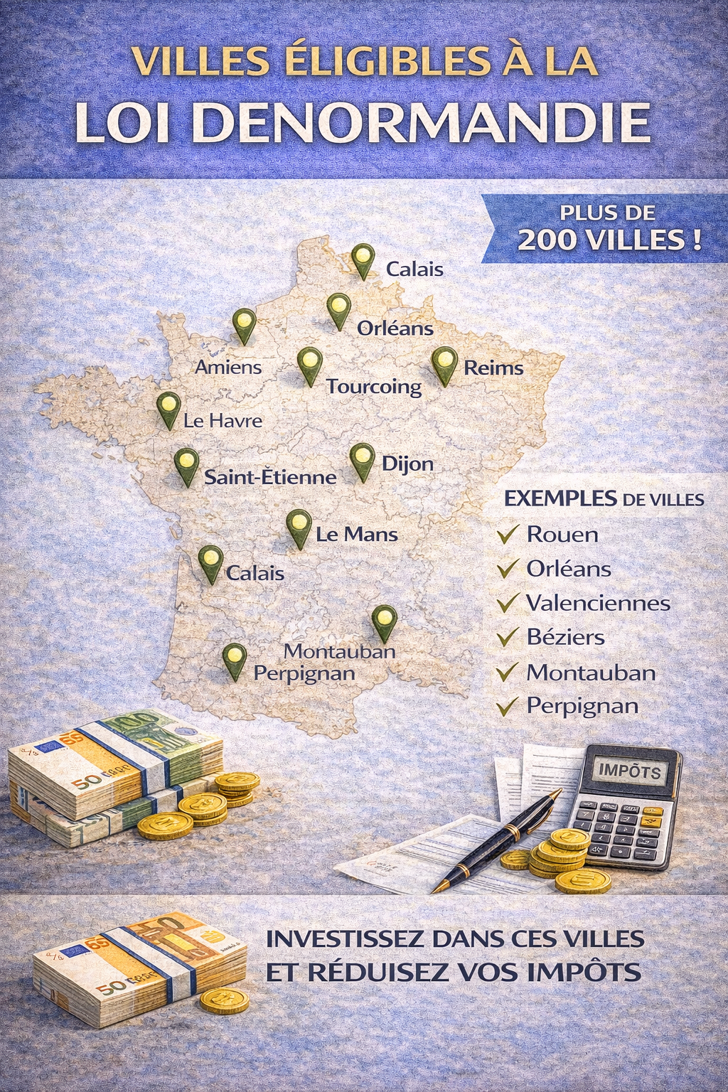 Choisir sa ville éligible et maximiser l’investissement locatif